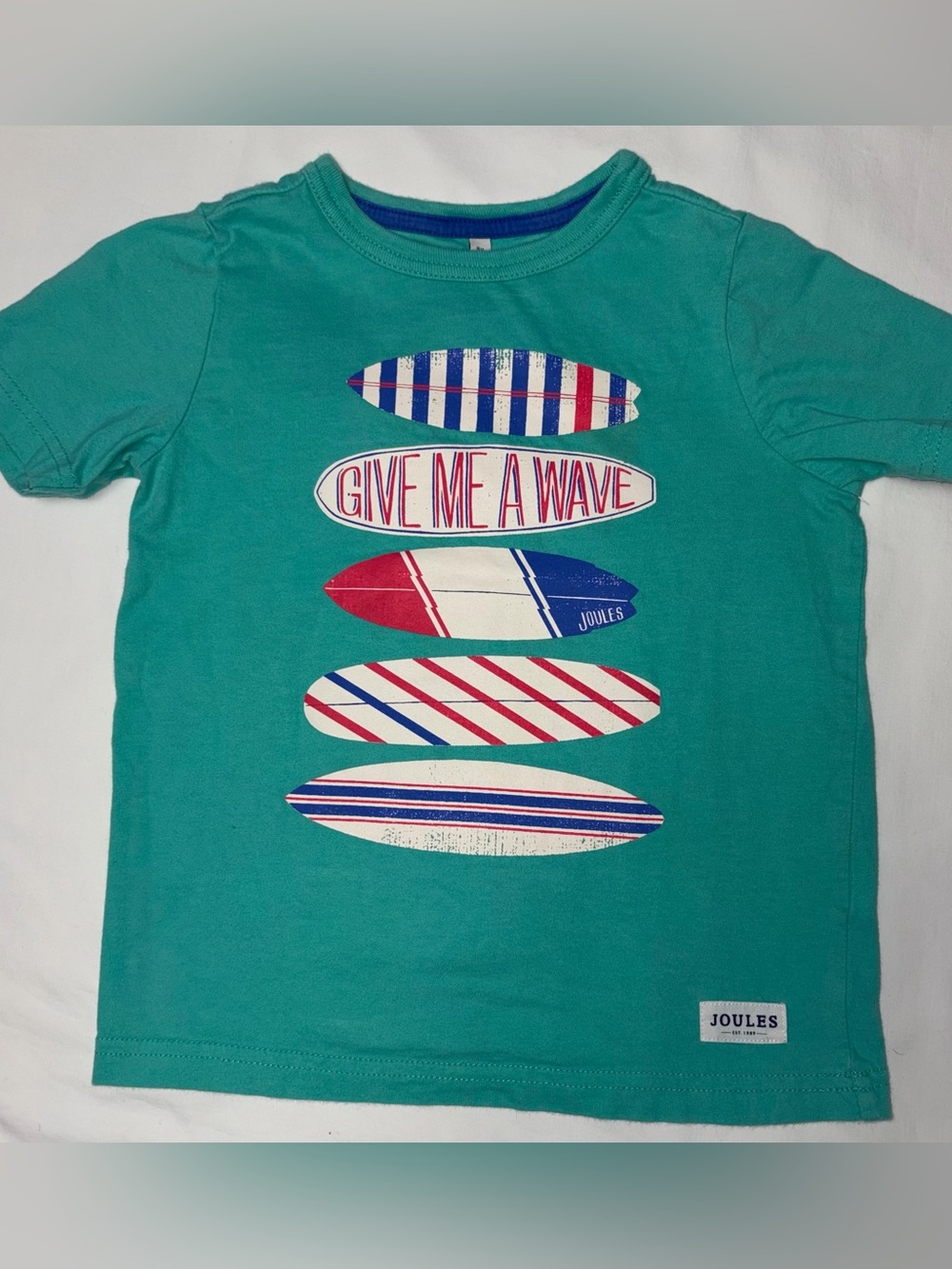 Joules surfboard tee sz 5 EUC smoke free home